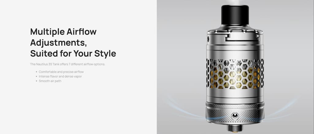 Aspire Nautilus 3S ドローの重さ